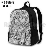 Vintage Hawaiian Vacation Summer Exotic Jungle Outdoor Hiking Backpack