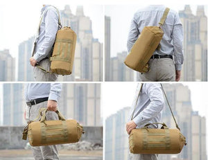 Camouflage Backpack Army Fan Hiking Bag Drum Bag