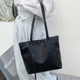 Shoulder Bags Women Large Capacity Casual Totes Cartoon Pattern Soft Handbags