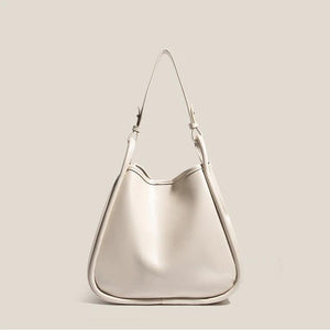 Women Shoulder Bag Large Capacity Tote Office Lady Handbag Solid Underarm Bag