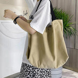 Canvas Shoulder Bags Women School Book Handbags Casual Totes Shopper Bolsa