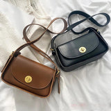 Casual Leather Women Flap Handbags Underarm Bag Girls Crossbody Handbag