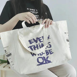 Everything Will Be OK Print Messenger Handbag Shoulder Bag