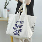Everything Will Be OK Print Messenger Handbag Shoulder Bag