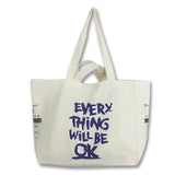 Everything Will Be OK Print Messenger Handbag Shoulder Bag