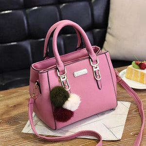 High Women Beading Pendant Handbag Embossed Shoulder Bag