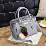 High Women Beading Pendant Handbag Embossed Shoulder Bag