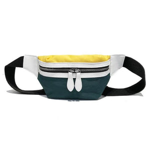 Canvas Waist Bag Women Letter Bum Bag Packs Chest Crossbody bag