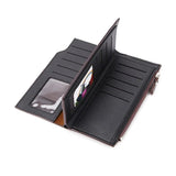 Personalized Men's PU Leather Wallet with Laser Engraved Name