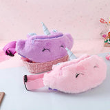 Unicorn Plush Waist Pack Girl Student Belt Bag Teenager