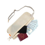 Invisible Travel Waist Packs Passport Money Belt Bag