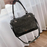 Women's Messenger Bag PU Shoulder Handbag Girl Business Bag