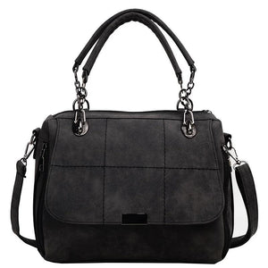 Women's Messenger Bag PU Shoulder Handbag Girl Business Bag