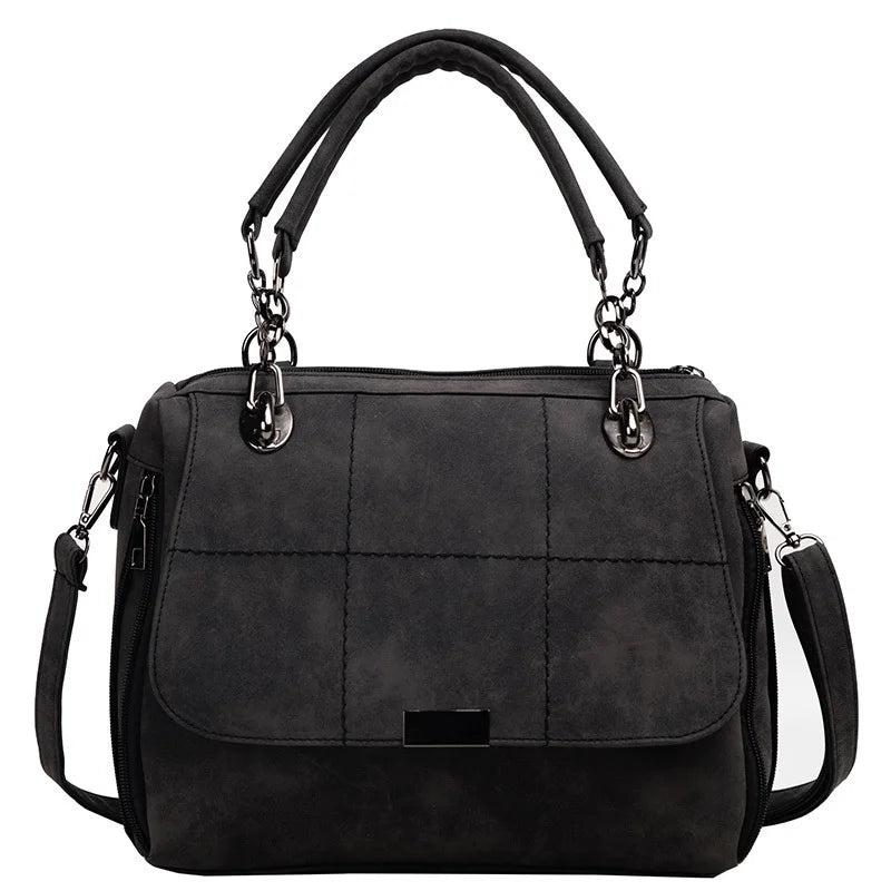 Women's Messenger Bag PU Shoulder Handbag Girl Business Bag