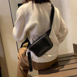 Crocodile Multicolor Messenger Chest Bag Clutch Female Pu Leather Handbag