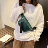 Crocodile Multicolor Messenger Chest Bag Clutch Female Pu Leather Handbag