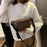 Crocodile Multicolor Messenger Chest Bag Clutch Female Pu Leather Handbag