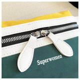 Canvas Waist Bag Letter Bum Bag Fanny Pack for Boys and Girls