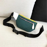 Canvas Waist Bag Letter Bum Bag Fanny Pack for Boys and Girls