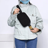 Plush Waist Messenger Bag Small Crossbody Chest Bags Casual Unisex
