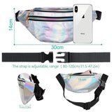 Waterproof Running Waist Pack Reflective Pouch Belt Fitness Workout Zipper Bag