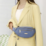 Women's Oxford Waist Bag Shoulder Crossbody Chest Bag All-match Messenger Belt