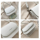 Solid Flap Shoulder Bag Lady Small Women's Handbags