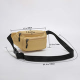 Women's Two Layer Waist Bags for Travel