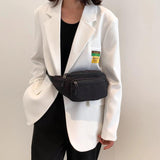 Women's Two Layer Waist Bags for Travel
