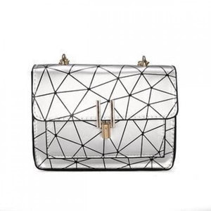 Crack Printing Shoulder Bag Chain Handbag Messenger Wild Shoulder Bag