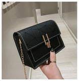 Crack Printing Shoulder Bag Chain Handbag Messenger Wild Shoulder Bag