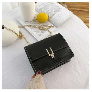 Crack Printing Shoulder Bag Chain Handbag Messenger Wild Shoulder Bag