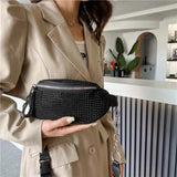 Rhinestone Fanny Waist Bag Diamond Chain Shoulder Messenger Bum Belt Phone Purse