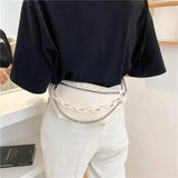 Women's Cartoon Embossed Leather Waist Bag Mini Crossbody Handbag Fanny Pack