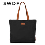 Japanese Tote Oxford Cloth Shoulder Bag for Women Large Student Casual Handbag