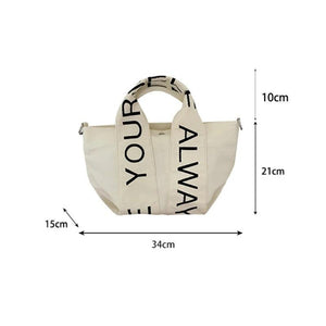 Canvas Shoulder Crossbody Women's Bag Tote Messenger Bag