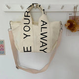 Canvas Shoulder Crossbody Women's Bag Tote Messenger Bag