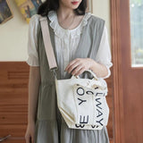 Canvas Shoulder Crossbody Women's Bag Tote Messenger Bag