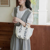 Canvas Shoulder Crossbody Women's Bag Tote Messenger Bag