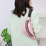 Plaid Waist Bag Belt Bags Shoulder Bags Crossbody Chest Bag Female Lady Travel