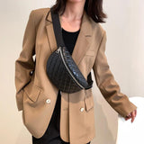 Space Cotton Lady Crossbody Bags Autumn Winter Waist Pack Casual Shopping