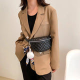 Space Cotton Lady Crossbody Bags Autumn Winter Waist Pack Casual Shopping