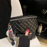 Space Cotton Lady Crossbody Bags Autumn Winter Waist Pack Casual Shopping