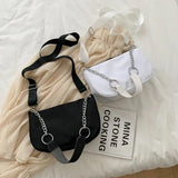 Vintage Nylon Shoulder Bag for Women