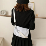 Vintage Nylon Shoulder Bag for Women