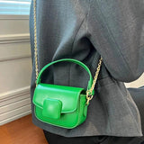 PU Leather Crossbody Bags For Women Chain Handbags Small Shoulder Bag