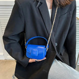 PU Leather Crossbody Bags For Women Chain Handbags Small Shoulder Bag