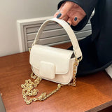 PU Leather Crossbody Bags For Women Chain Handbags Small Shoulder Bag