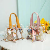 Women Daisy Pattern Shoulder Bag Chain Strap Messenger Handbag
