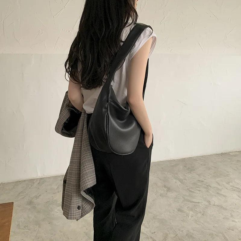 Women Casual Hobo Bags Large Capacity Handbags Girls Shoulder Crossbody Bag